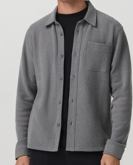 Men's Beach Fleece Shirt Jacket