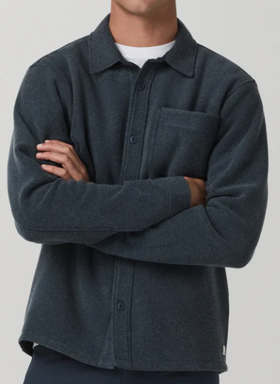 Men's Beach Fleece Shirt Jacket