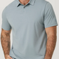 Men's Short Sleeve Feather Polo