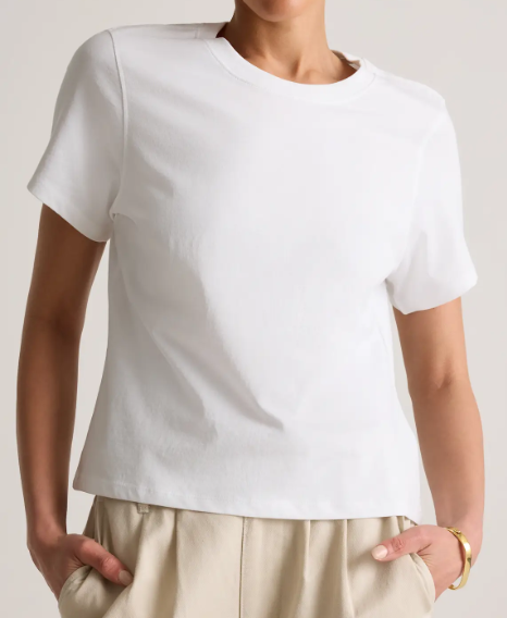 Women's Organic Cotton Boxy Crewneck Tee